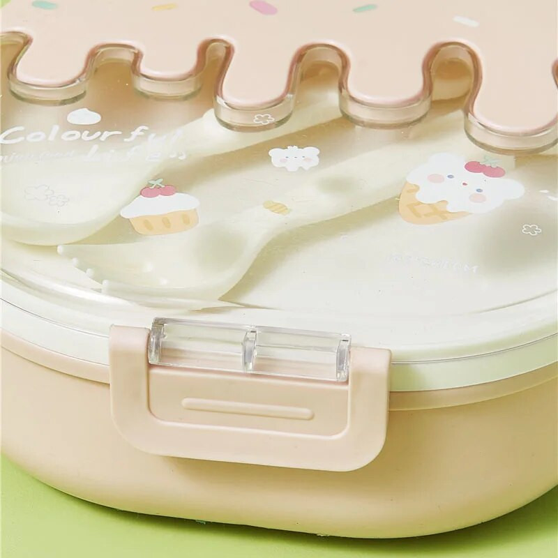 Köök Mikrolaineahi Lõunakarp Sööginõud Toidu hoiukonteiner Lapsed Lapsed Koolikontor kaasaskantav Bento Box