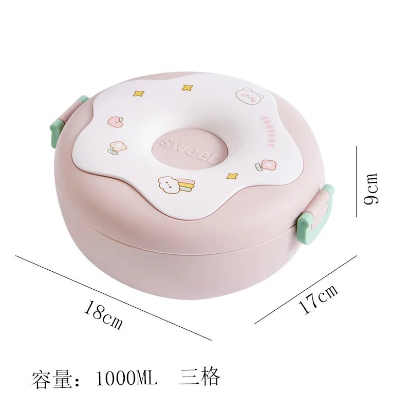 Jaapani lõunasöögikarbid lekkekindlad kaanega Telkimispiknik Kaasaskantav plastikust toidu-puuviljakonteiner Bento kast lastele