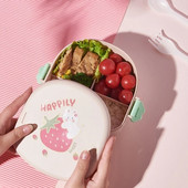 Lovely Bento Lunch Box για παιδιά, στεγανό δοχείο μεσημεριανού γεύματος για αγόρια, κορίτσια, νήπια με 3 θήκες, χωρίς BPA