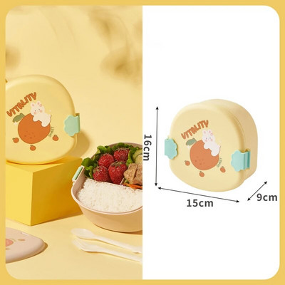 Lovely Bento Lunch Box για παιδιά, στεγανό δοχείο μεσημεριανού γεύματος για αγόρια, κορίτσια, νήπια με 3 θήκες, χωρίς BPA