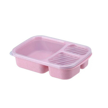 Отделна кутия за обяд Преносима кутия Bento Кутия за обяд Непропусклив контейнер за храна Микровълнова фурна Сервиз за студенти