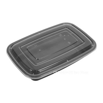 Пластмасова кутия Bento за многократна употреба Кутия за съхранение на храна Кутия за приготвяне на храна с 3 отделения Контейнери за многократна употреба в микровълнова фурна Домашна кутия за обяд