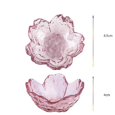 1 tk Uus kirsiõite maitsestamisplaat, väike klaasnõu Nodic Gold Inlay Kastmekauss jäätise puuviljasala köögitarvikute jaoks