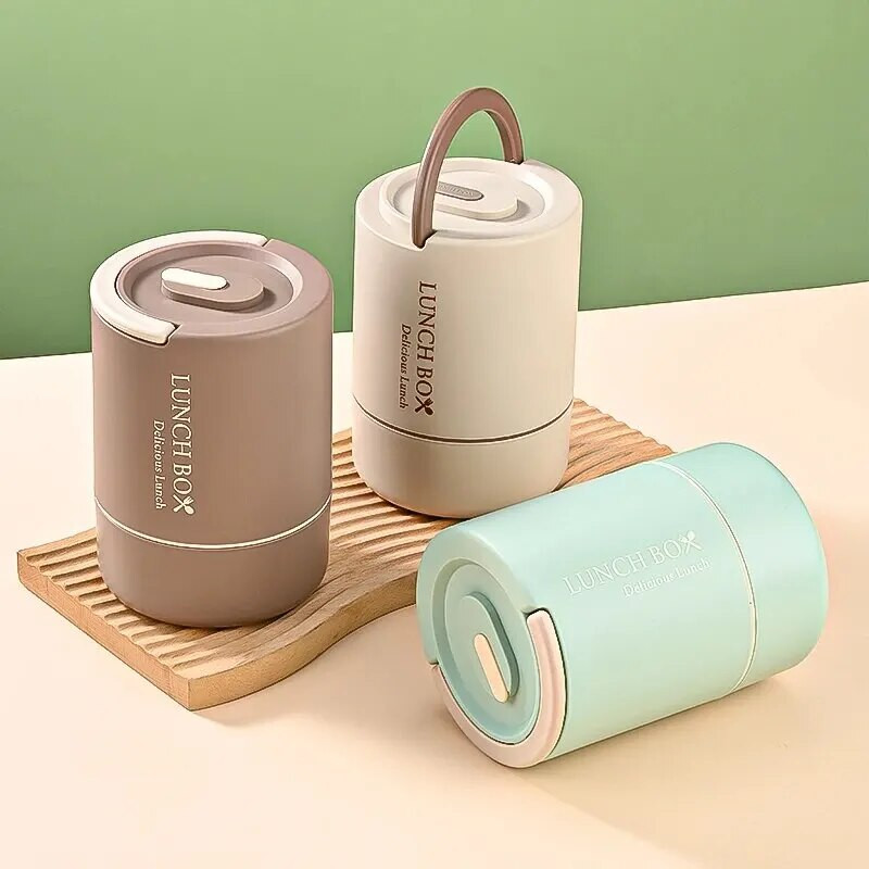 304 Rozsdamentes acél többrétegű ebédlődoboz szigetelt Bento élelmiszertároló tároló Hordozható kültéri piknik szivárgásmentes iskolai asztal