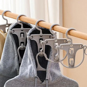 Κρεμάστρα πουλόβερ με ψηλό λαιμό ντουλάπα Organizers Πτυσσόμενη με κουκούλα Κρεμάστρες για πουλόβερ Κρεμάστρες για στέγνωμα ρούχων Αναδιπλούμενο