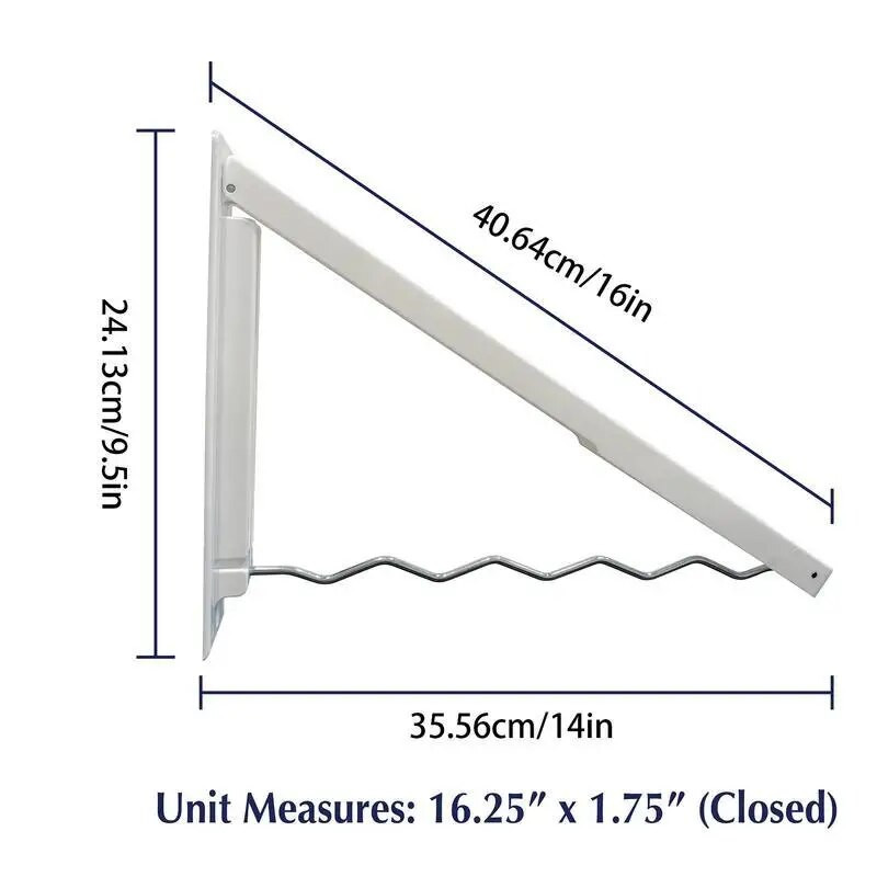 Ruhaakasztó Behúzható ruhaszárító állvány Összecsukható falra szerelhető beltéri erősítő kültéri helytakarékos Otthoni mosás Ruhakötél