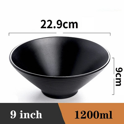 Voćna salata Posuđe za brzu hranu Japanski stil Plastična zdjela za rezance Zdjela za domaćinstvo Ramen Zdjela za juhu