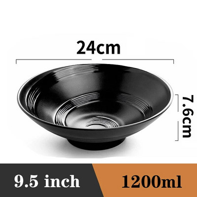 Voćna salata Posuđe za brzu hranu Japanski stil Plastična zdjela za rezance Zdjela za domaćinstvo Ramen Zdjela za juhu