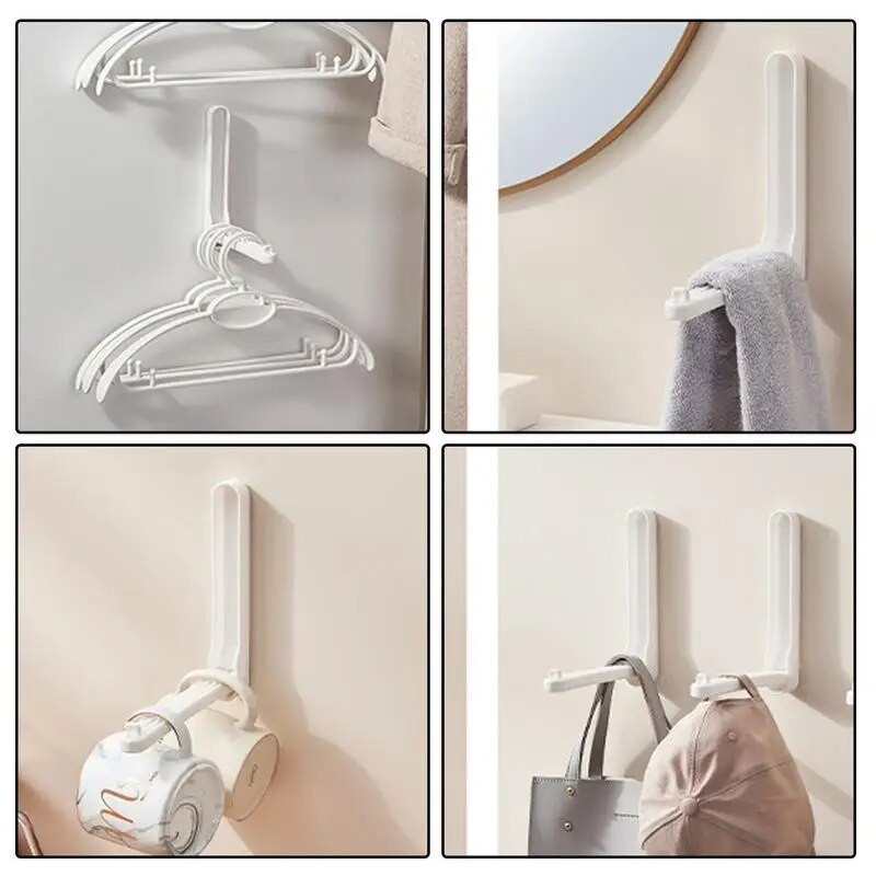 Fürdőszoba Összecsukható ruhaszárító állvány Behúzható lyukasztó, erkélyes szerszám Többfunkciós ruhaakasztó beltéri