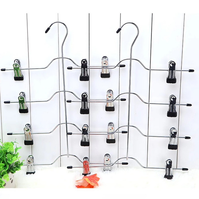 Többfunkciós fogas, szárító nadrágtartó szekrény, mozgatható dupla kapcsos, szélálló szoknyanadrágtartó, élelmiszertároló tartó