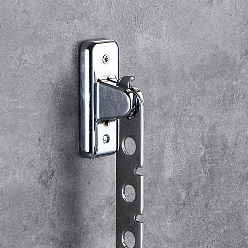 6/8/10 Lyuk ruhaakasztók 304 Rozsdamentes acél falra szerelhető szárítóállvány Otthoni összecsukható ruharendező csavarokkal Ruhaállvány