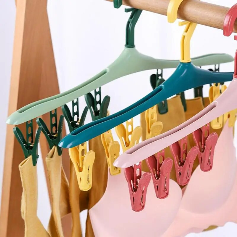 8 kopči Višenamjenske čarape Šešir Gaćice Vješalica Organizator Kukice za sušilicu za odjeću Stalak za sušenje odjeće Vješalice za sušenje odjeće