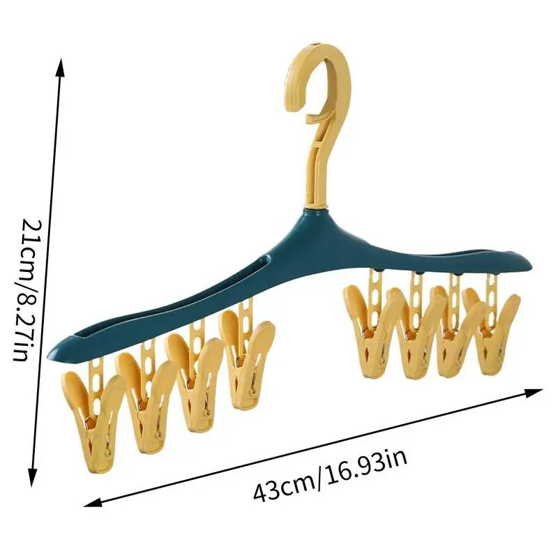 8 kopči Višenamjenske čarape Šešir Gaćice Vješalica Organizator Kukice za sušilicu za odjeću Stalak za sušenje odjeće Vješalice za sušenje odjeće