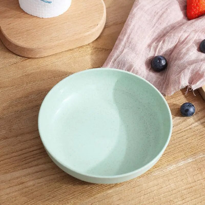 Пшенична слама Купа Плодове Зеленчуци Десерт Ориз Купа Безопасни домакински прибори Кухня Трапезария