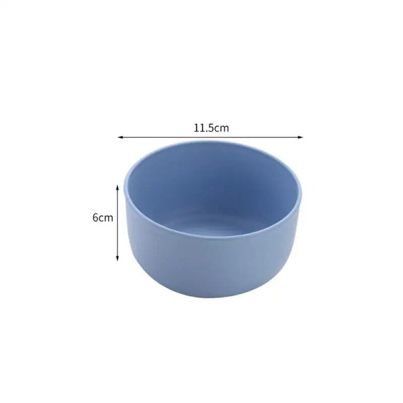 Búzaszalma tál Gyümölcs Zöldség Desszert Rizstál Biztonságos Háztartási étkészlet Konyhai Étkezés