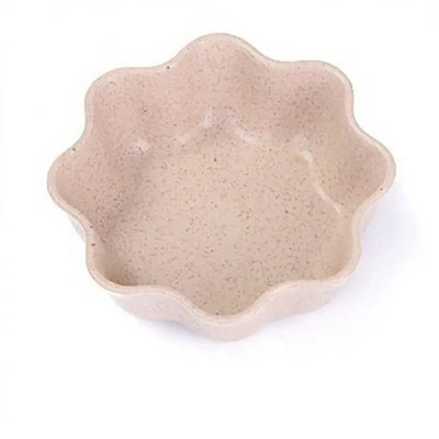 1/3 БР. Сервизи за хранене Мини купа с форма на сърце Купички от пшенична слама за храна Съдове за хранене Купички за подправки с оцет Изгодна кухня