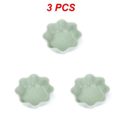 1/3 БР. Сервизи за хранене Мини купа с форма на сърце Купички от пшенична слама за храна Съдове за хранене Купички за подправки с оцет Изгодна кухня