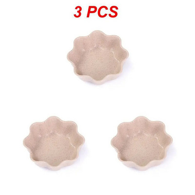 1/3 БР. Сервизи за хранене Мини купа с форма на сърце Купички от пшенична слама за храна Съдове за хранене Купички за подправки с оцет Изгодна кухня