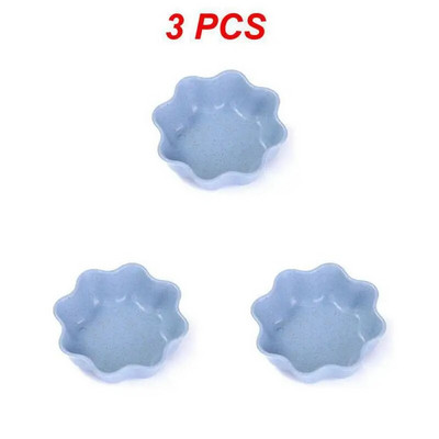 1/3 БР. Сервизи за хранене Мини купа с форма на сърце Купички от пшенична слама за храна Съдове за хранене Купички за подправки с оцет Изгодна кухня