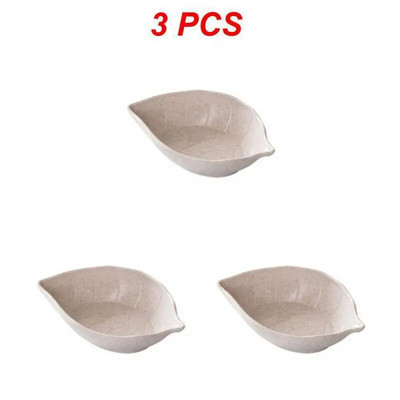 1/3 БР. Сервизи за хранене Мини купа с форма на сърце Купички от пшенична слама за храна Съдове за хранене Купички за подправки с оцет Изгодна кухня