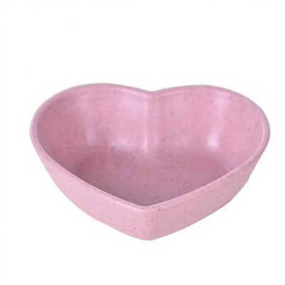 1/3 БР. Сервизи за хранене Мини купа с форма на сърце Купички от пшенична слама за храна Съдове за хранене Купички за подправки с оцет Изгодна кухня