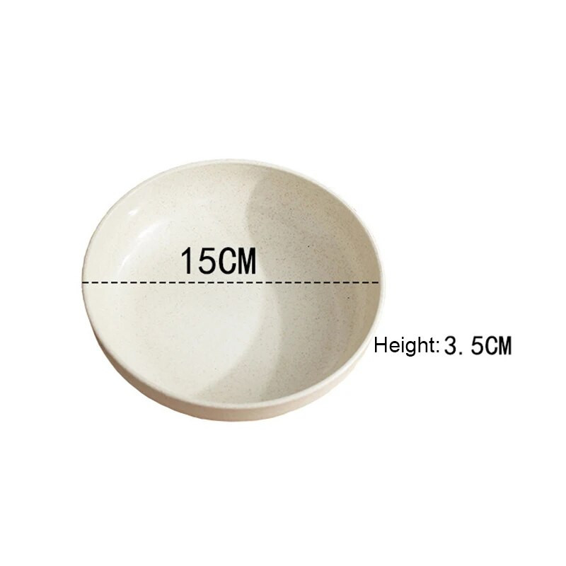 Gyerekek Ebédtányér Baba etetőtál Búzaszalma Gyerekek Uzsonna étkészlet Környezetbarát edények Újszülött étkészlet