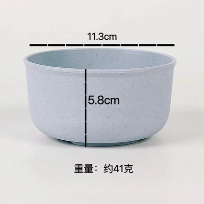 1 бр. Купа за бебешка храна от пшенична слама Екологични купички за обучение на деца Детска твърда сладка чиния за чинии Екологични съдове за хранене