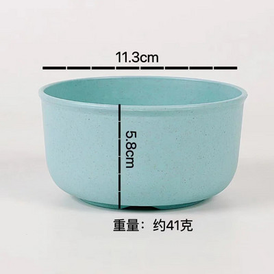 1 бр. Купа за бебешка храна от пшенична слама Екологични купички за обучение на деца Детска твърда сладка чиния за чинии Екологични съдове за хранене