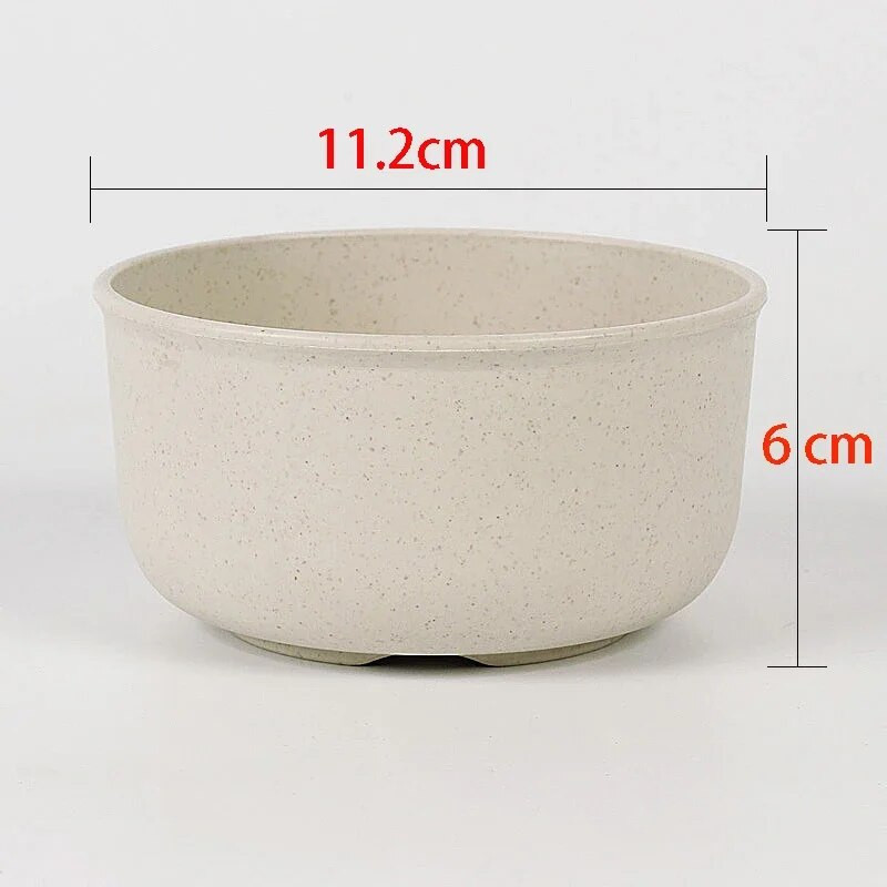 1 db bébiétel Búzaszalma tál Környezetbarát gyerekeknek edzõtálak Kid Solid Aranyos Tányér Környezetbarát étkészlet