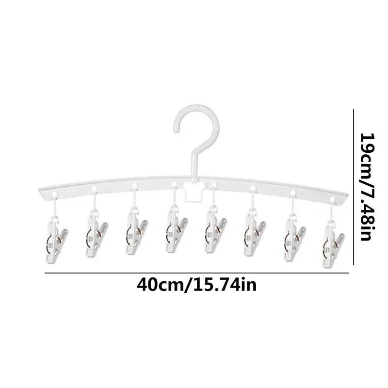 Sklopiva vješalica za rublje Stalak za sušenje odjeće Vješalica za sušenje odjeće sa kopčama Okretna kuka Prijenosni sklopivi stalak za sušenje odjeće za bebe