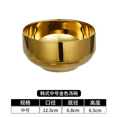 Креативна купа за ориз с изкован модел 304 Двуслойна супа против изгаряне от неръждаема стомана Рамен купи с плодове за детски съдове