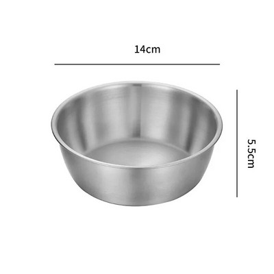 Купа за корейска кухня от неръждаема стомана 304 с дръжка Купи за ориз и вино Ястие за подправки за сос Купа за сервиране на храна Кухненска посуда