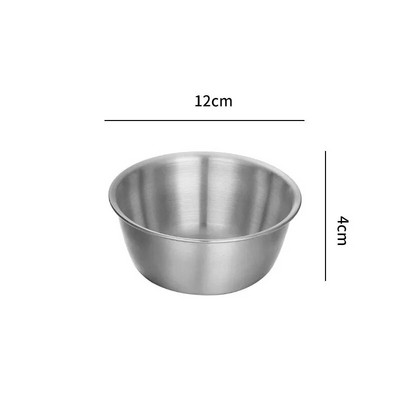 Купа за корейска кухня от неръждаема стомана 304 с дръжка Купи за ориз и вино Ястие за подправки за сос Купа за сервиране на храна Кухненска посуда