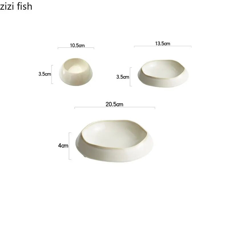 Kerámia tányér Családi steaktál Tésztatányérok Desszerttál Süteménytál Dim Sum tál Tortatál salátatálak Konyhai kellékek