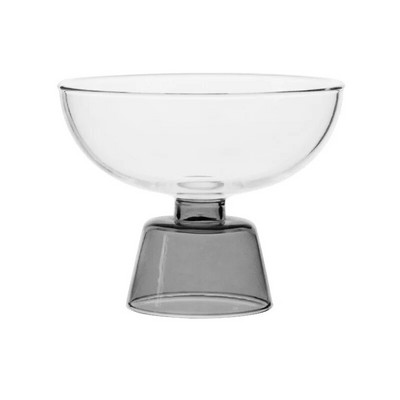 Цветен стъклен бокал Прозрачна купа Купа за сладолед Чаша за кисело мляко Десертна купа Домашна десертна чиния Чаши със силиконов борат