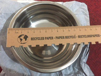 Μπολ από ανοξείδωτο ατσάλι DIY Κέικ Ψωμί Σαλάτα Μίξερ Δείπνο Στρογγυλή Σούπα Μπολ Πιάτο Κουζίνας Εργαλεία Μαγειρικής 6 Μέγεθος 14-24 εκ.