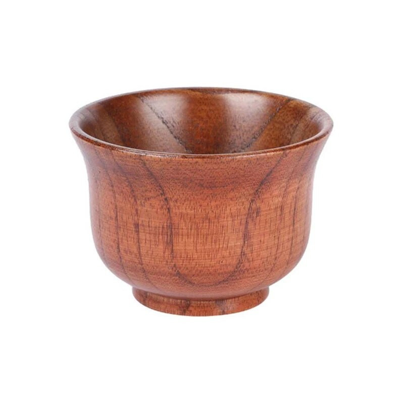 Japán a kreatív fapohárhoz Háztartási tömör csészék hasi csészék teáscsésze fa szaké csésze étkészlet Anyaga új