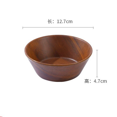 Купа за супа с имитация на меламиново дърво Купа за супа в японски стил Купа за ориз с голям капацитет Купа за салата с широко гърло Кухненска посуда за дома