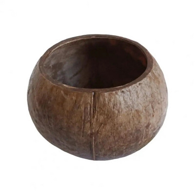 Купа от черупки на кокосов орех Без заусенци Здрав, привличащ вниманието черупки на кокосов орех Свещник Купа Купа за съхранение Домашен декор