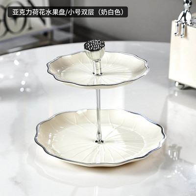 3 слоя Плодова чиния Кексчета Десерти Бонбони Бюфет Стойка Кула Сватбена парти Торта Десерт Поднос Плодове Дисплей Чиния Ястие за закуска