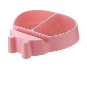 Чинии за храна Творческа форма Мързелива купа за закуски Пластмасова двуслойна кутия за съхранение на закуски Купа Мързелива чиния с плодове Купа Артефактна чиния