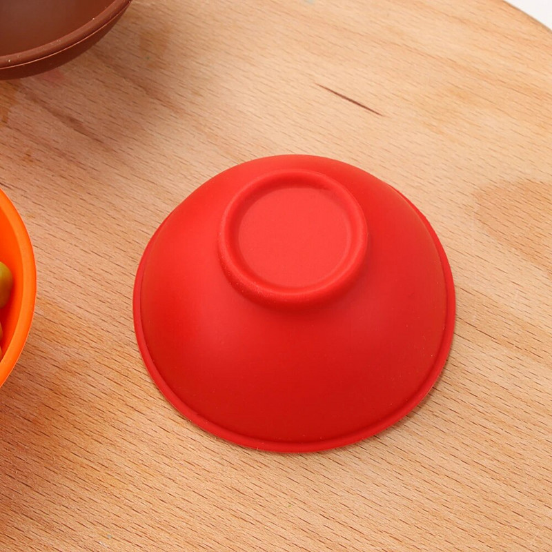 Szagtalan ejtésgátló szilikon arcmaszk keverő konyhai kütyük Élelmiszer tárolás Mérő só szósz csésze cukor vaj fűszeres tál