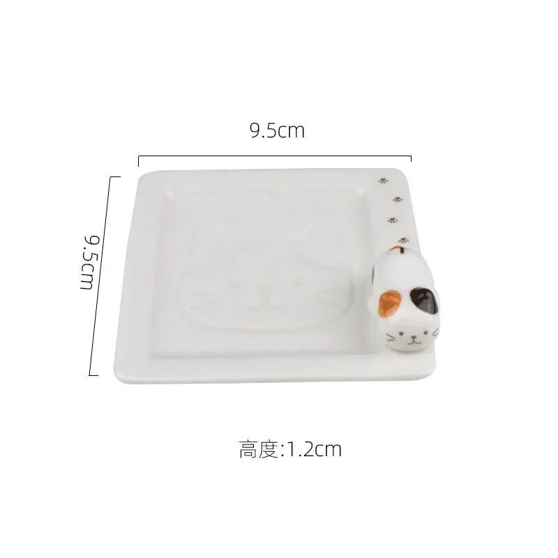 1db Japán stílusú kerámia apró tányér Kreativitás Otthon Étterem Szójaszósz Ecet Mustár fűszerezés Állati Kerámia edény Konyha