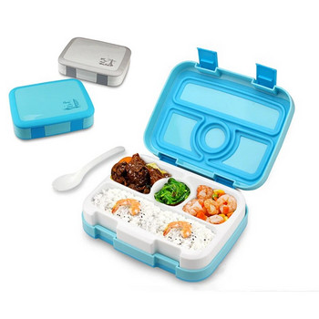 800ml Πολυλειτουργικό στεγανό Bento Box με θήκες PP Picnic Fruit Lunch Box Δοχείο για Office School Food Box