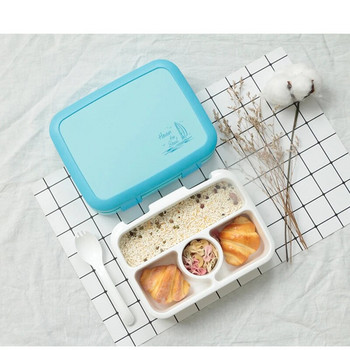 800 ml многофункционална непропусклива кутия Bento с отделения PP контейнер за плодове за обяд за пикник за офис кутия за храна в училище