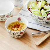 Real Bone China Floral Γιαπωνέζικο Μπολ Πορσελάνινο Μικρό Μπολ Σνακ Κεραμικό Μίνι Μπολ Κουζίνας για Σάλτσα Μπολ Ρύζι Μπολ Επιδόρπιο