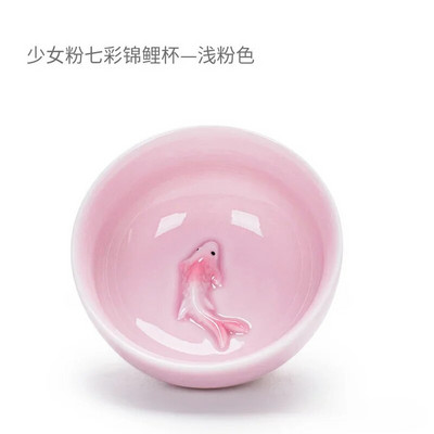 Китайски чаши за чай Порцеланови комплект чаши за чай с риба Celadon Чайник с насипни листа Сервии за пиене Чай Oolong Керамични комплекти за чай от Китай Кунг Фу