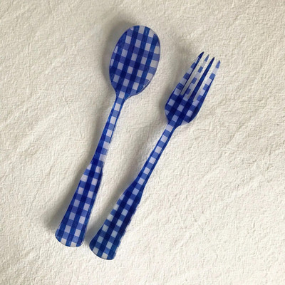 Пластмасова тава за десерт Акрилна чиния за торта Решетка Модел Spork Флорални чинии Декоративни сватбени партита Рожден ден Чиния с плодове Лъжица Вилица