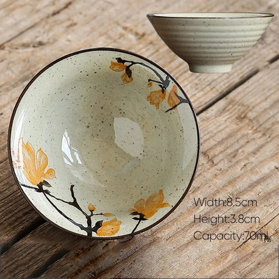 70 ml 1 бр. Ретро керамична чаша за чай Керамика Kung Fu Чаши Чаши за еспресо Чаши за кафе Керамични чаши Домакински следобед Чаша за чай на едро