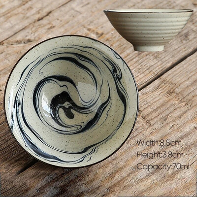 70 ml 1 бр. Ретро керамична чаша за чай Керамика Kung Fu Чаши Чаши за еспресо Чаши за кафе Керамични чаши Домакински следобед Чаша за чай на едро